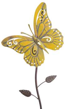Wundervoller Regenmesser Butterfly ca. 130 cm - Gartendekoration
